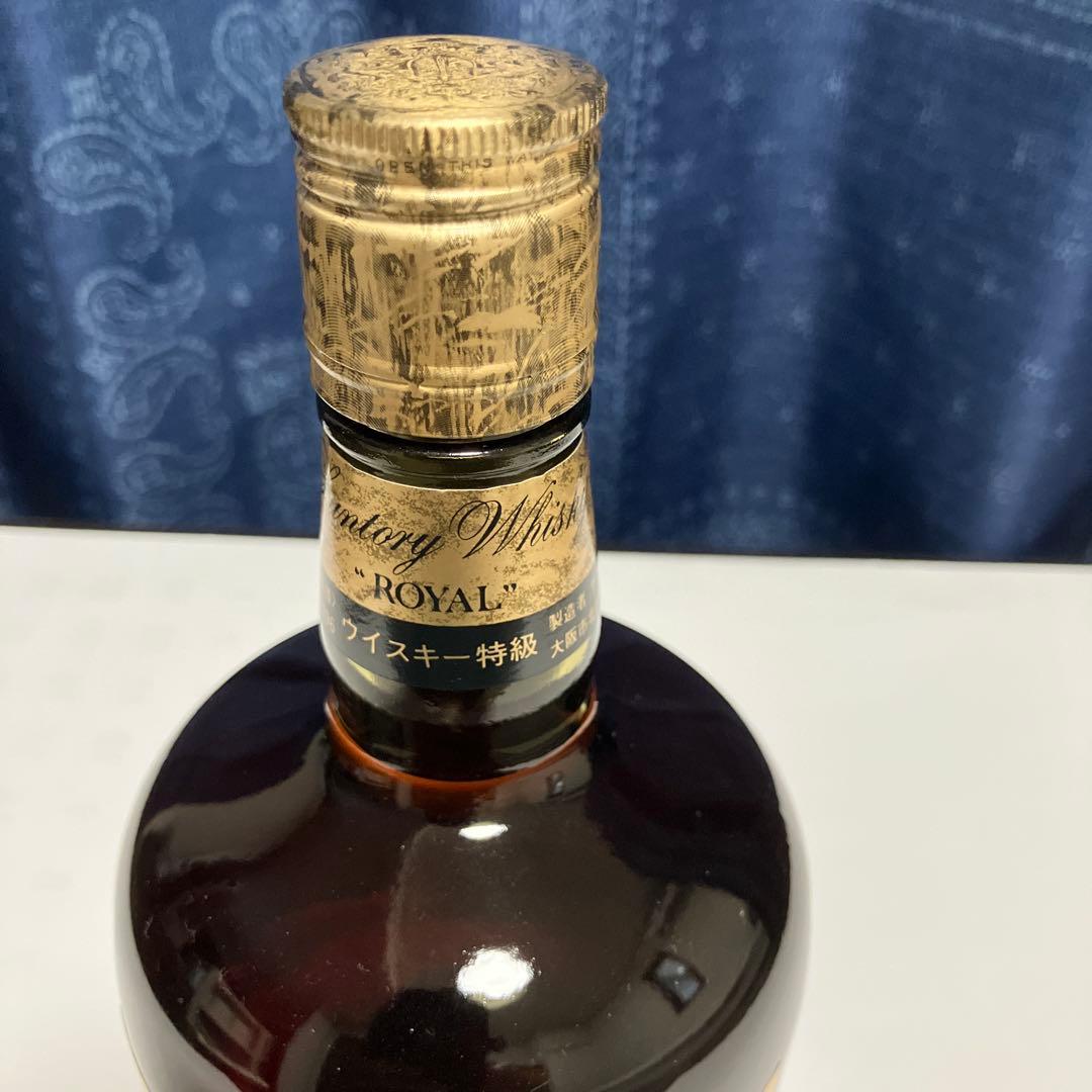 古酒　サントリーウィスキーローヤル 60 丸瓶〔ダンピーボトル〕