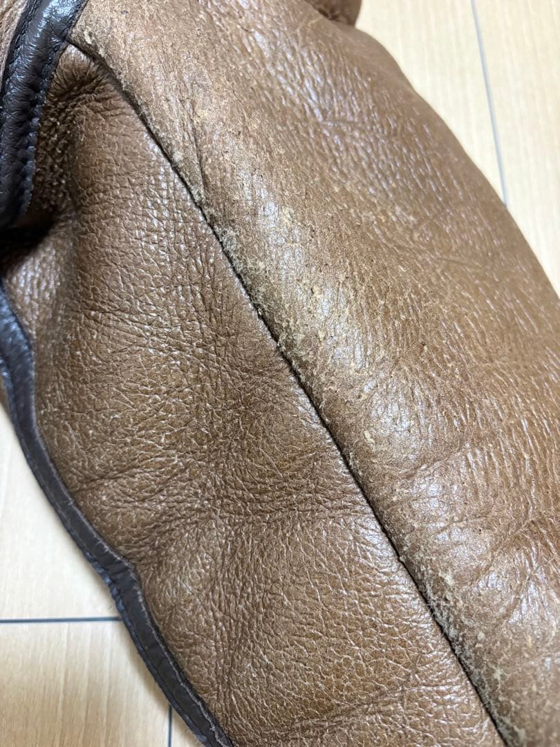 【週末限定値下げ！】B-3 本革 羊皮 ムートン フライト ジャケット L