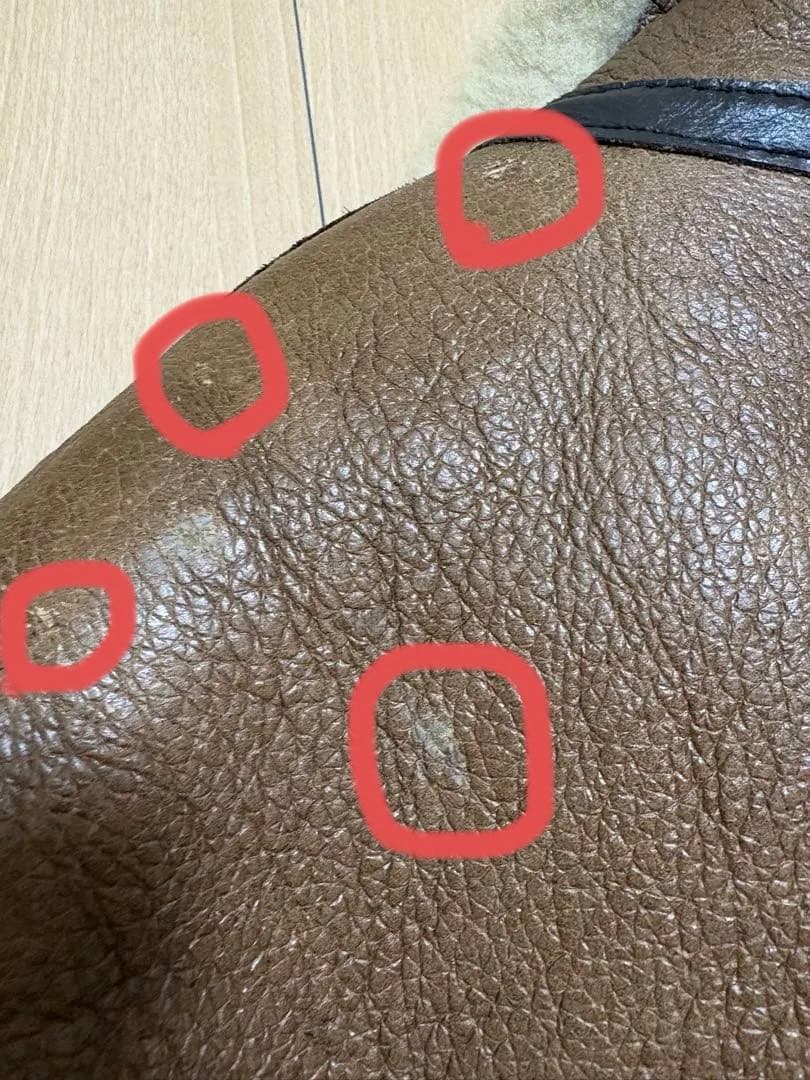 【週末限定値下げ！】B-3 本革 羊皮 ムートン フライト ジャケット L