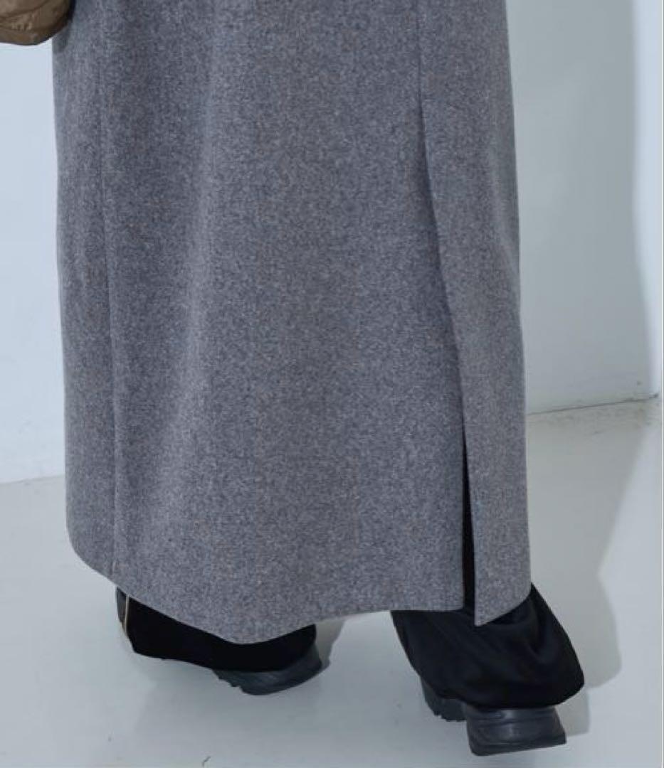 NOMINE◇袖キルティングステンカラーコート◇キャメル