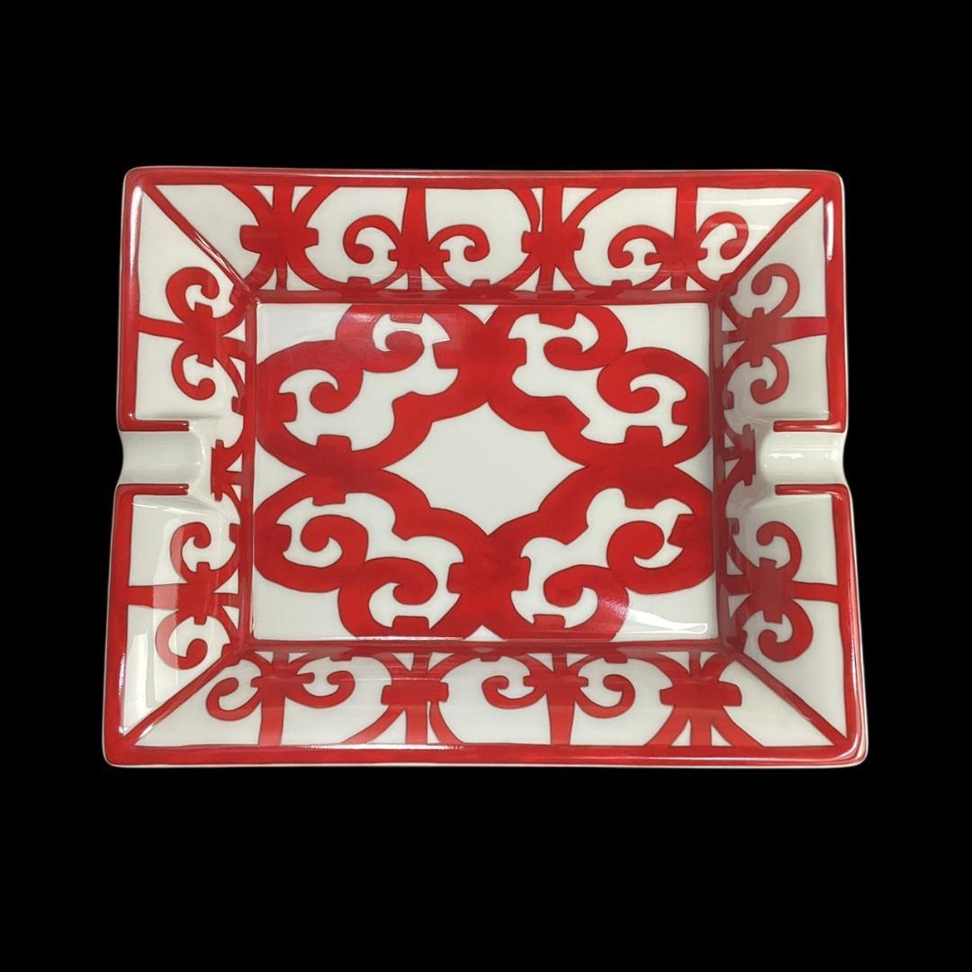 【美品】エルメス ガダルキヴィール アッシュトレイ 灰皿 小物入れ 陶器