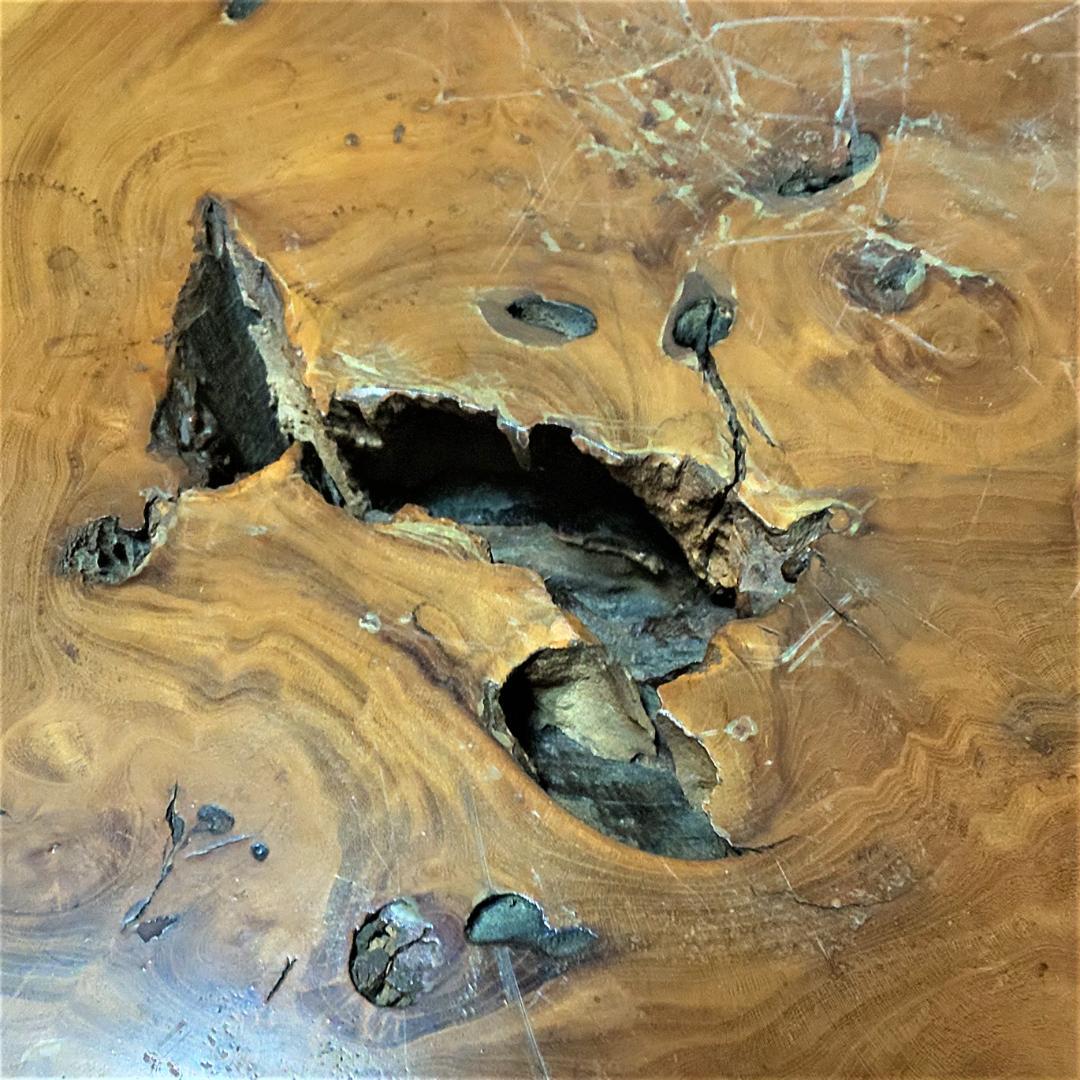 「木材の種類不明」一枚板　大型　飾り台　木星　花台　置物台　ディスプレイ