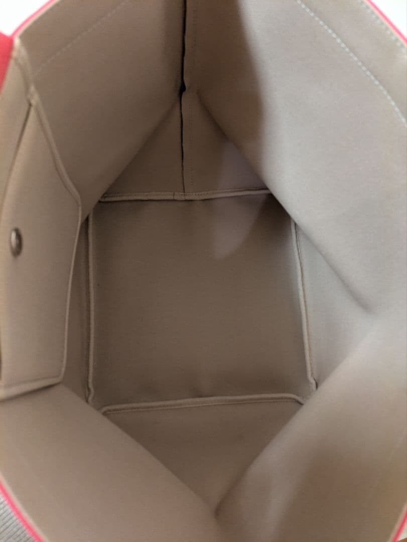 美品★エルベシャプリエ　リュクスライン725GP グレー/ピンク　舟型Ｌ