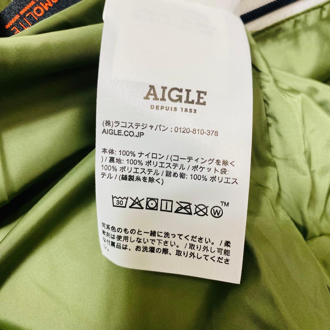 未使用 AIGLE エーグル バラモ サーモライト 中綿ロングダウンベスト 撥水