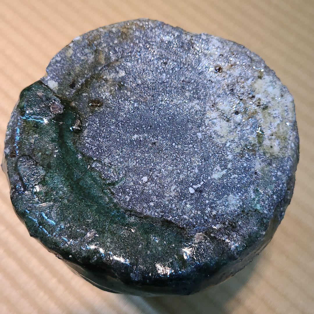 信楽焼 篠原希作 引出筒花入 高さ6.5寸（約19cm）共箱なし 本物保証