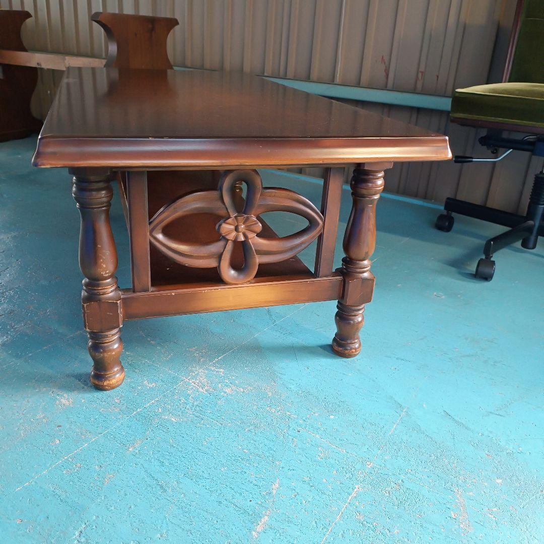 アンティーク 飛騨産業　キツツキ　センターテーブル　貴重