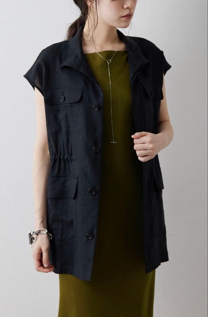 最高値下値rawing Numbers コンチネンタルリネンベスト