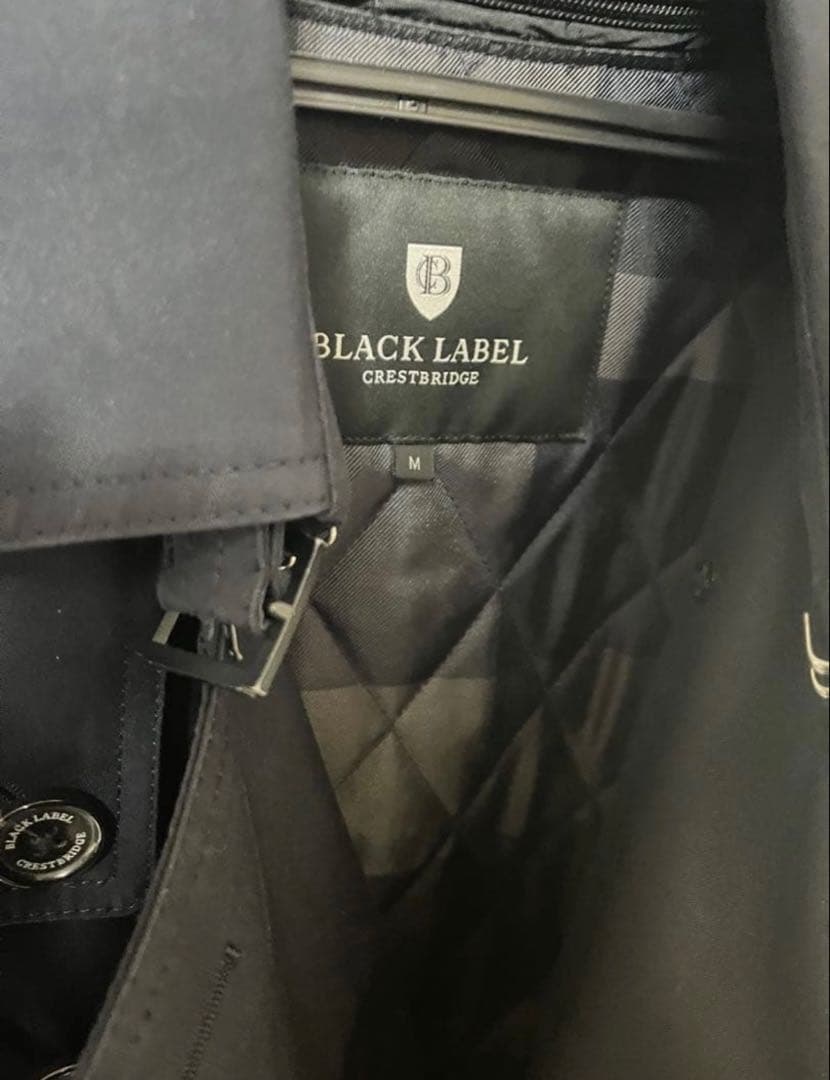 BLACK LABEL CRESTBRIDGE トレンチコート ネイビー