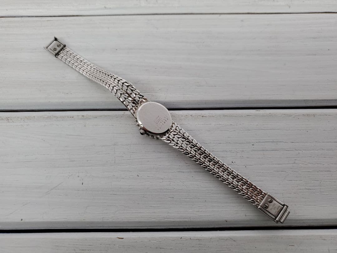 ウォルサム ダイヤベゼル 1Pダイヤ SV925 　レディース　時計　不動　銀製