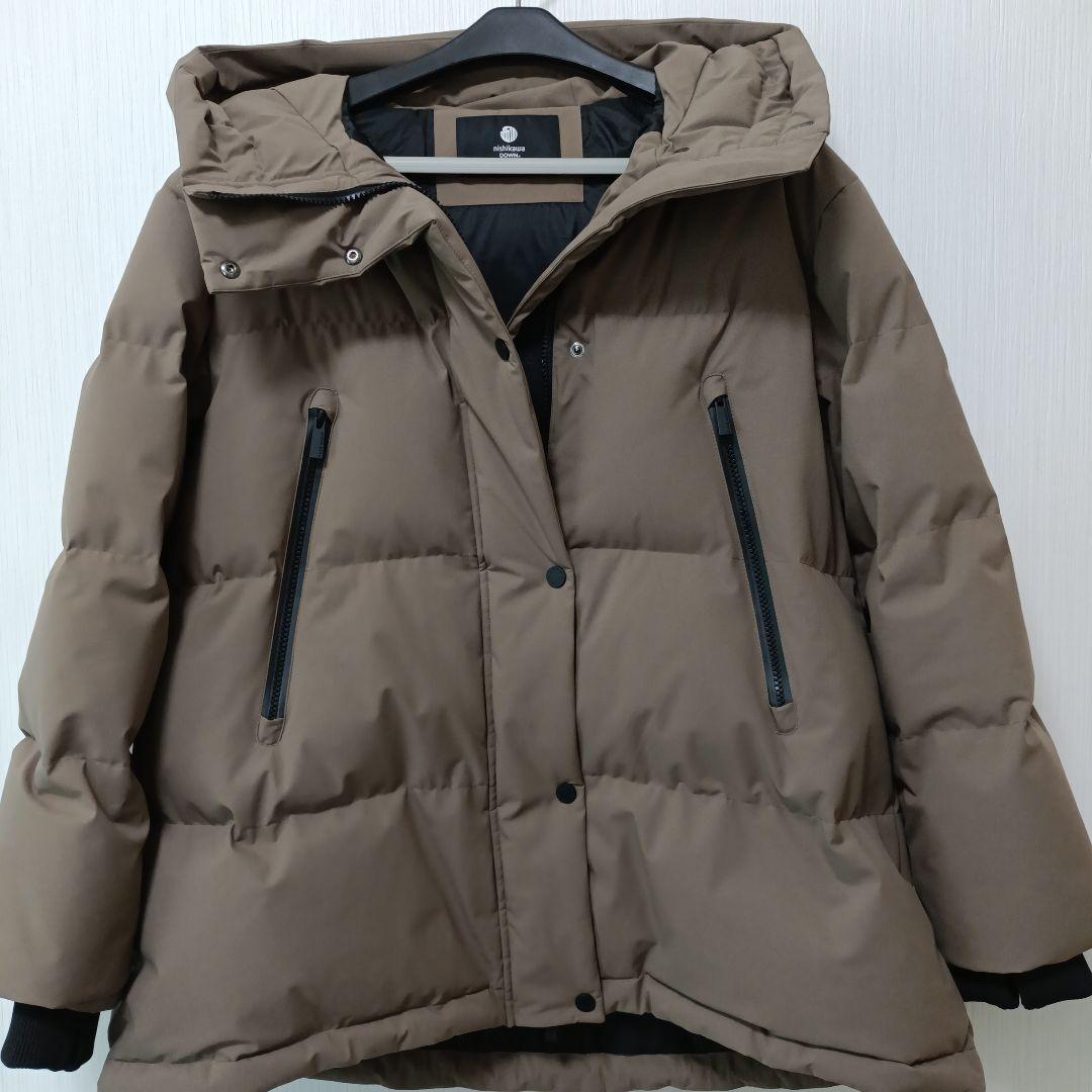 「西川ダウン(R)」ソロテックスAラインダウン　S　モカ