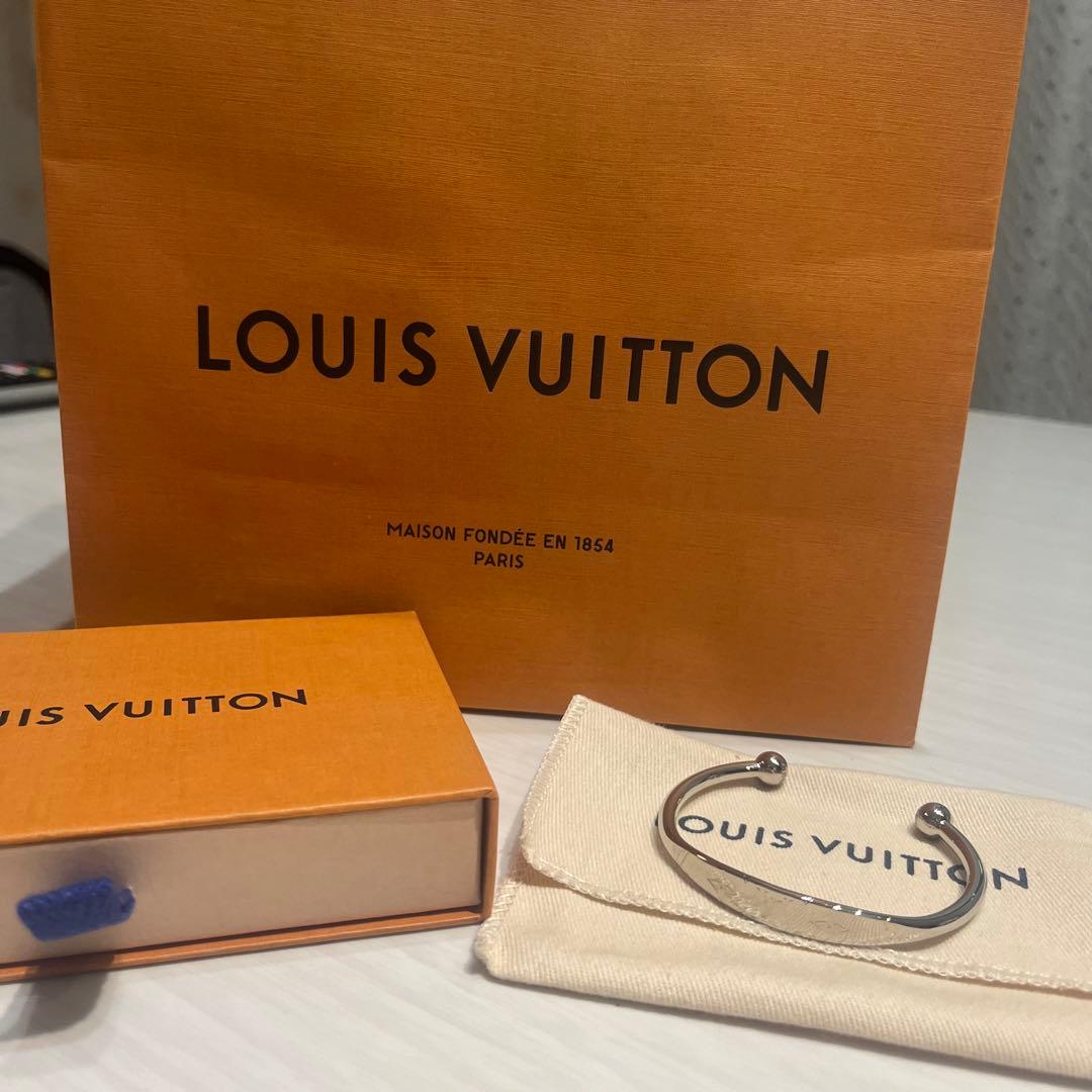 LOUIS VUITTON ジョンク　ブレスレット　バングル　シルバー