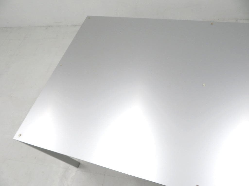 展示品　カッシーナixc アルミ　エアーフレーム　ダイニングテーブル　ガラス付き