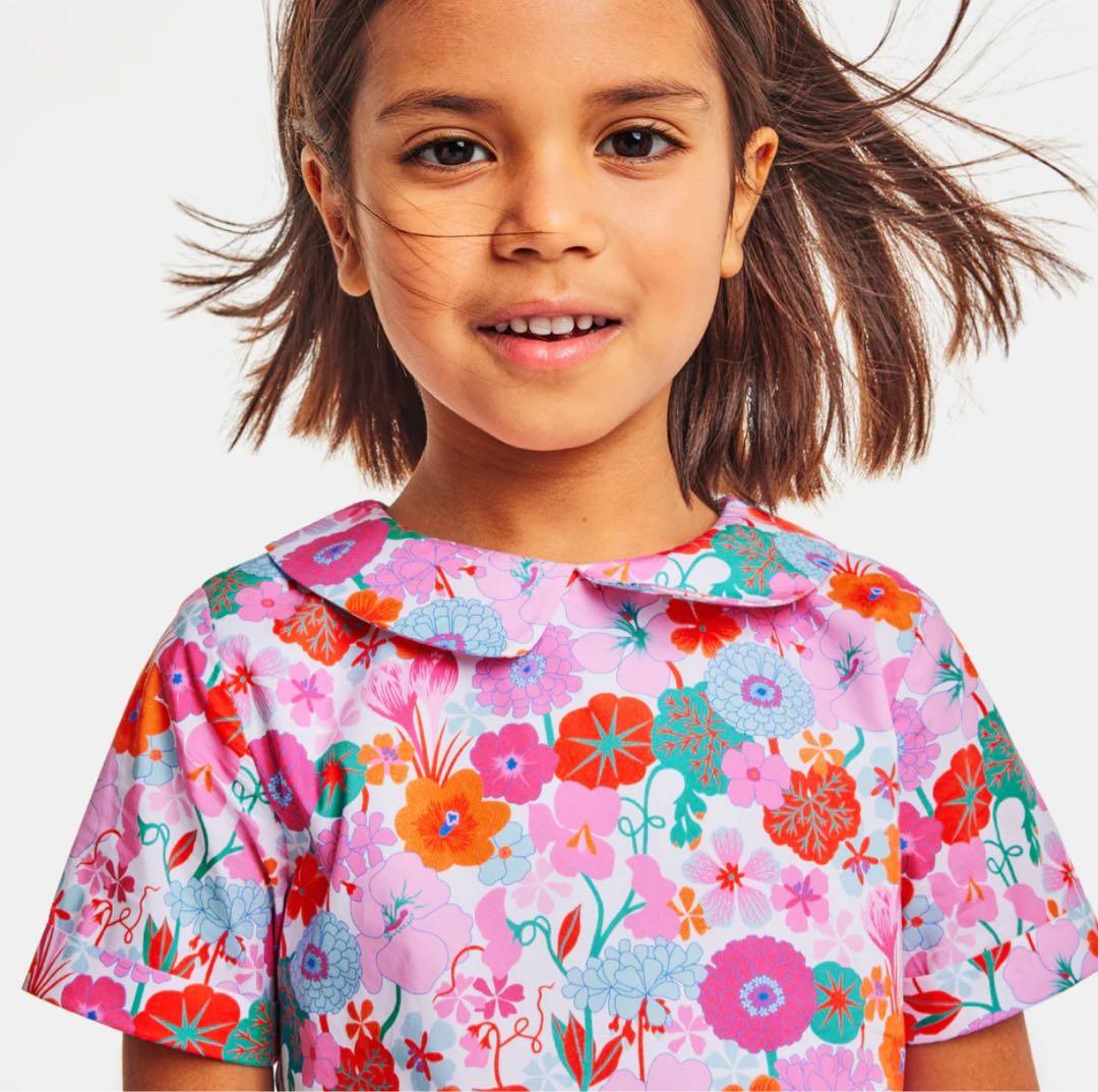 ジャカディJacadi超美品 リバティ ワンピース