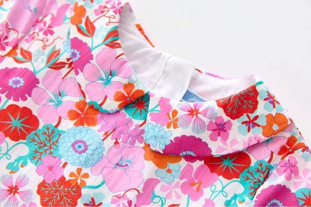 ジャカディJacadi超美品 リバティ ワンピース