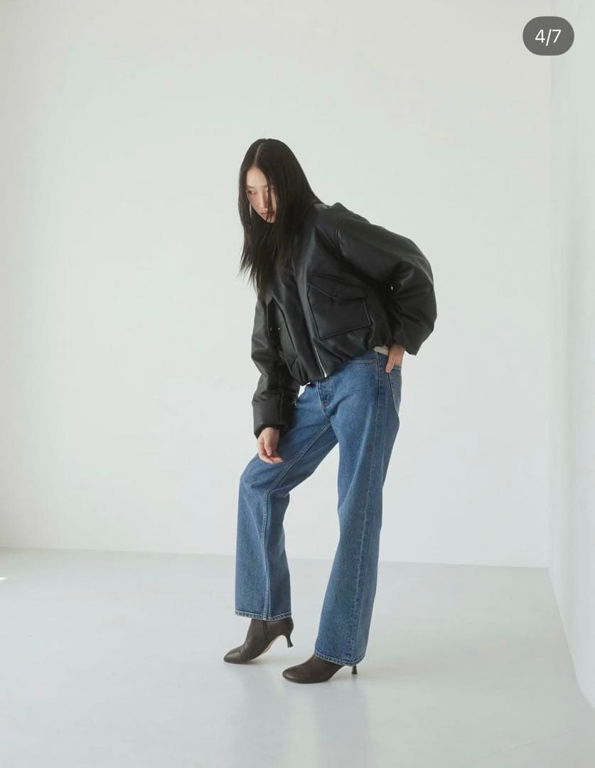 searoomlynn レザー ブルゾン