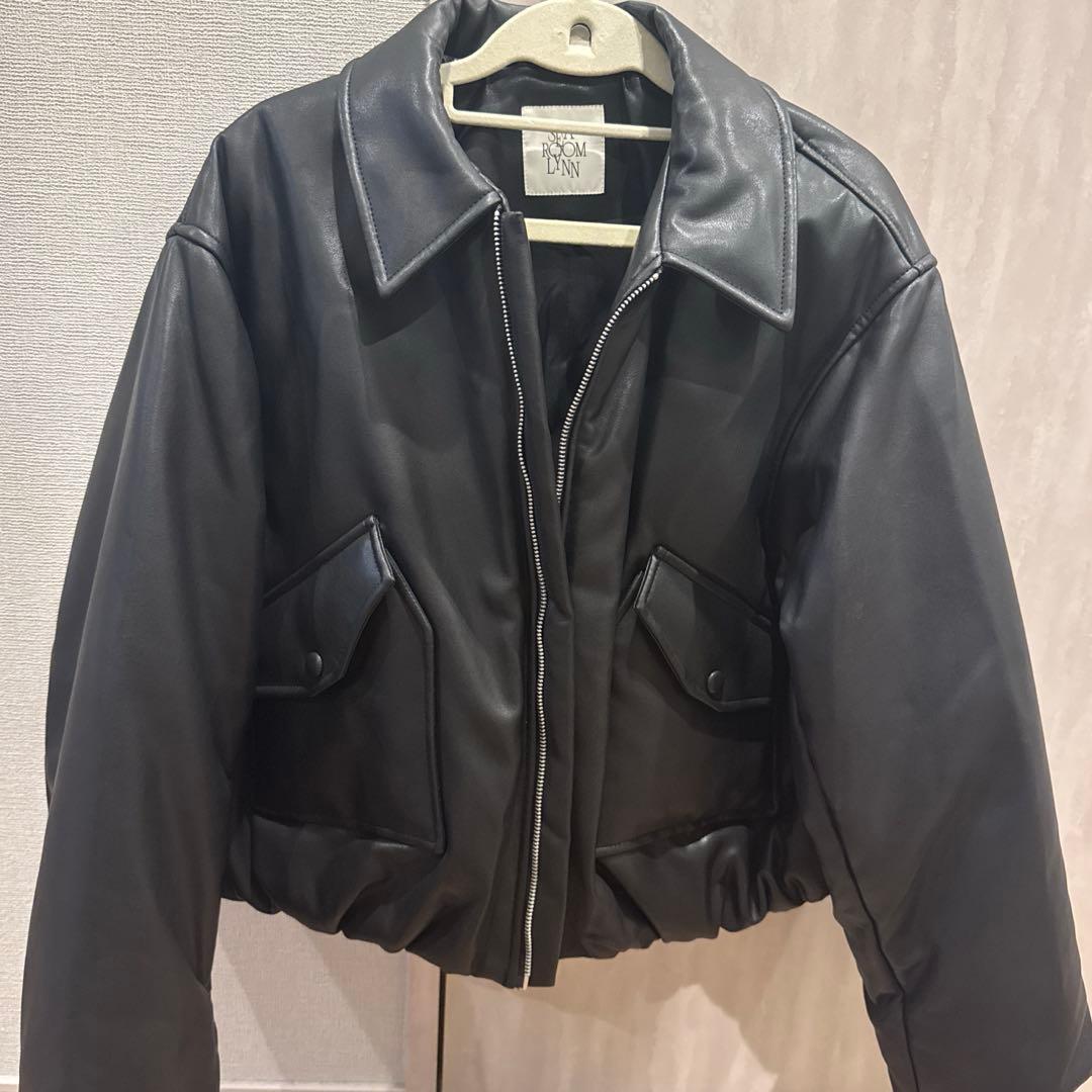searoomlynn レザー ブルゾン