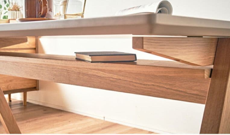 ダイニングテーブル 180cm幅 モルタル風天板 美品