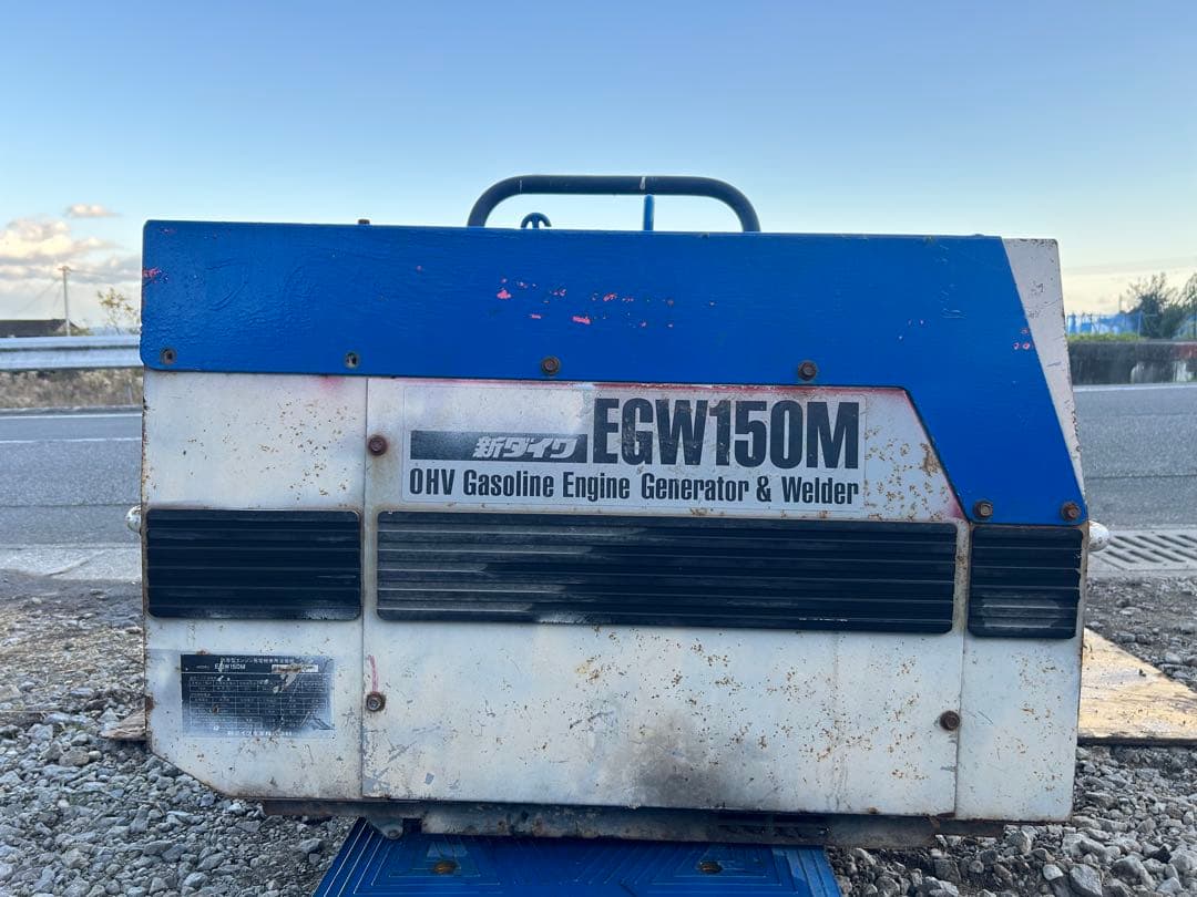 新ダイワ　ウェルダ EGW150M 防音型エンジン　セル付き　溶接機　発電機
