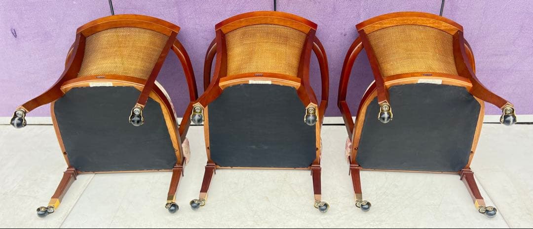 マルニ木工 マルニ 地中海 ロベリア LD チェア キャスター付き3セット