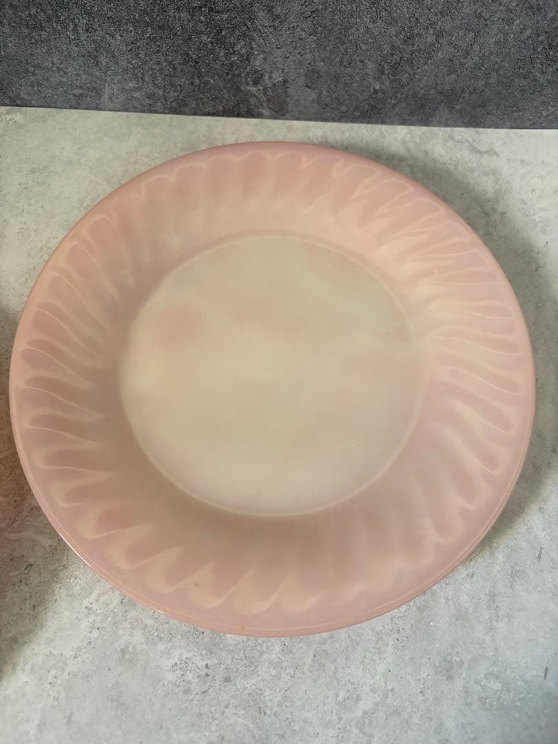 ファイヤーキング　ピンクスワールディナープレート　ペア