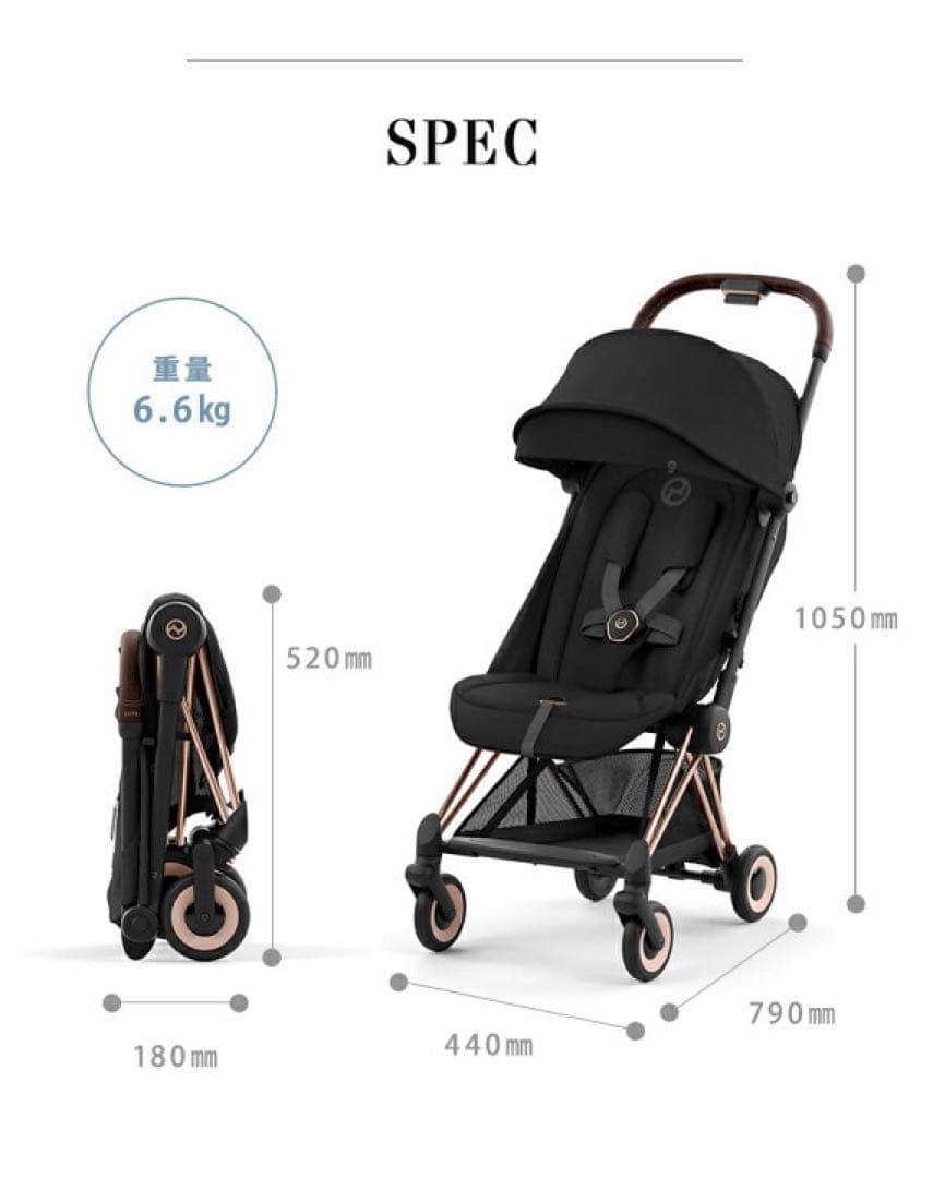 (美品)サイベックス　コヤ　セピアブラック×ローズゴールド