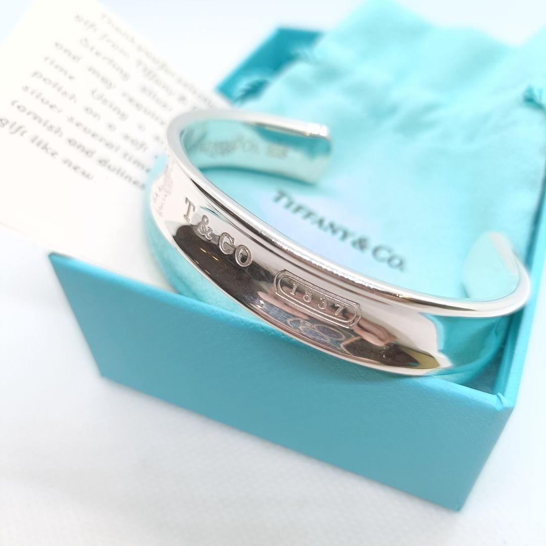 コリン様　極美品✨️保存箱付　ティファニー　1837 バングル　シルバー