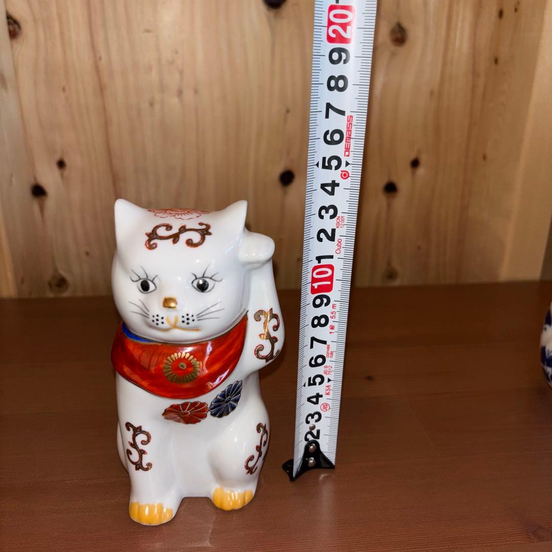 伊万里焼 招き猫