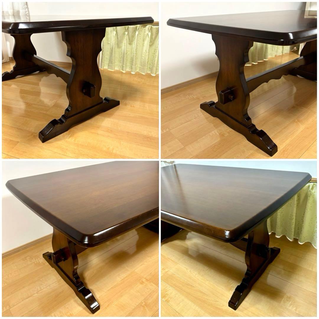 ナガノインテリア NAGANOINTERIOR 天然木 ダイニングテーブル