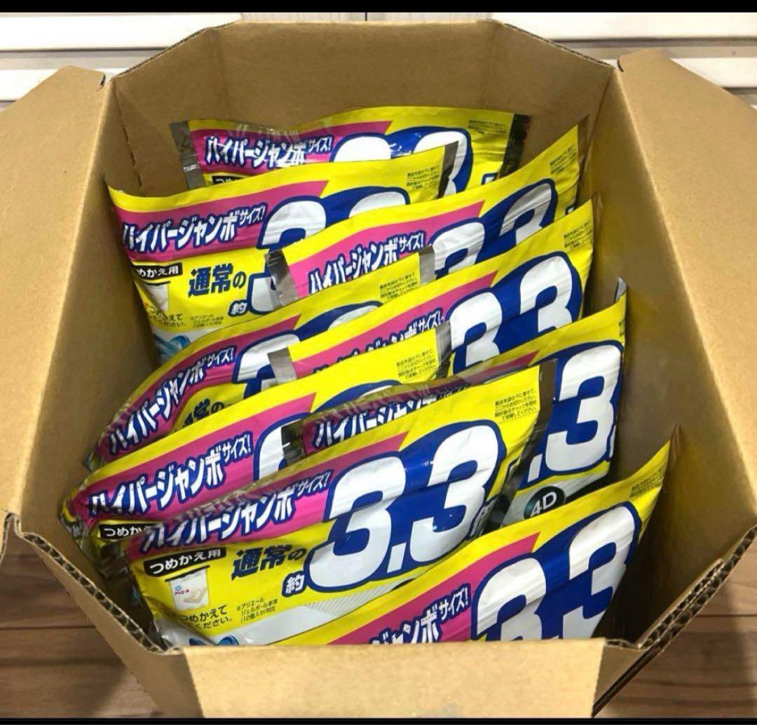 アリエール ジェルボール4D 洗濯洗剤 微香 詰め替え 39個入×14個セット