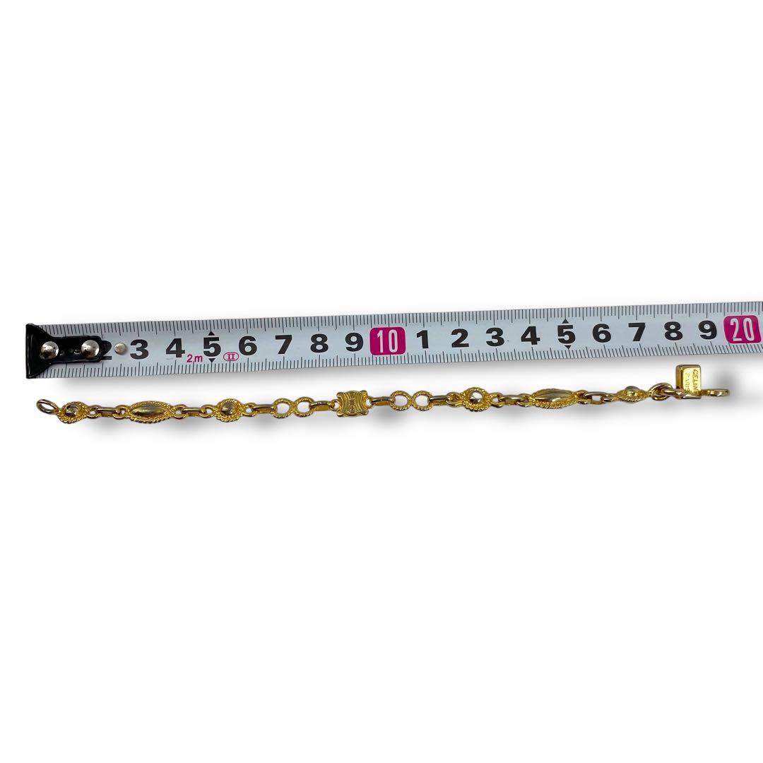 美品 CELINE セリーヌ ブレスレット ゴールド ヴィンテージ 希少