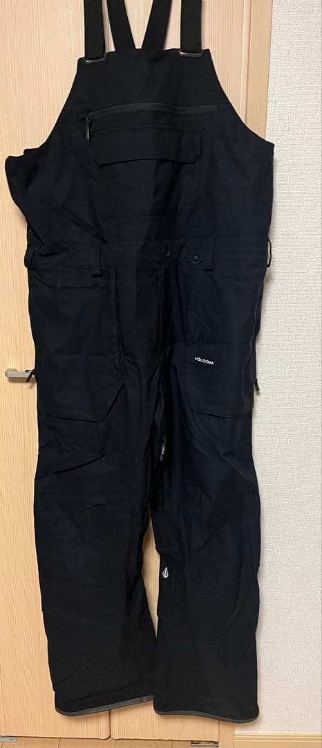 VOLCOM ブラックオーバーオール