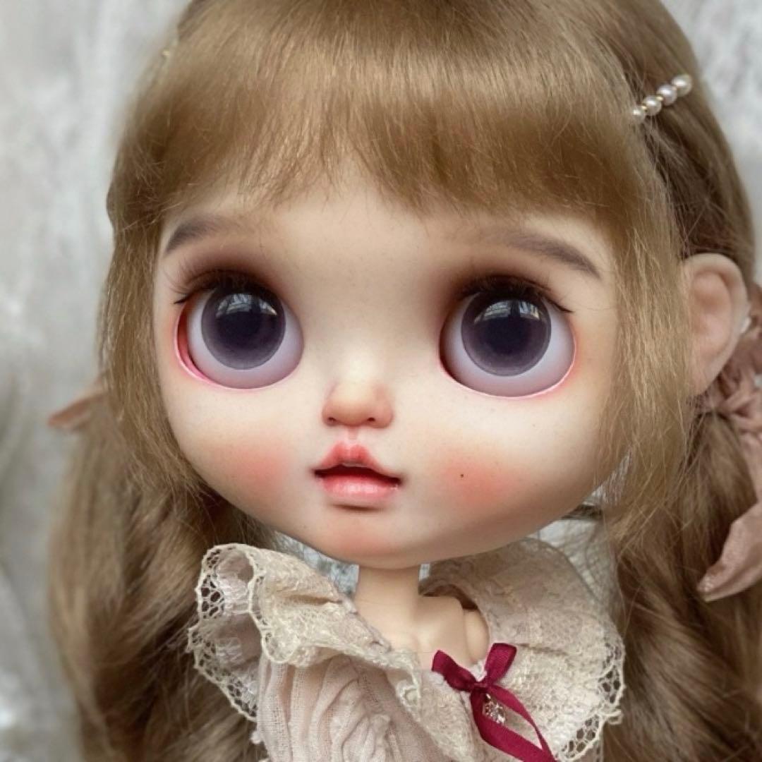 カスタムブライス ナチュラルメイク かわいい 海外作家様 人形 シンプル