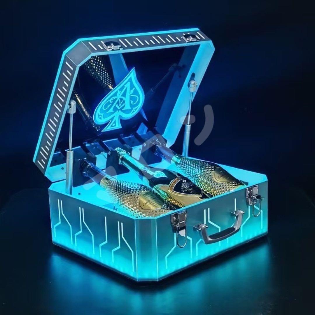 大人気 LED照明付き アルマンドシャンパンアタッシュケース ボックス