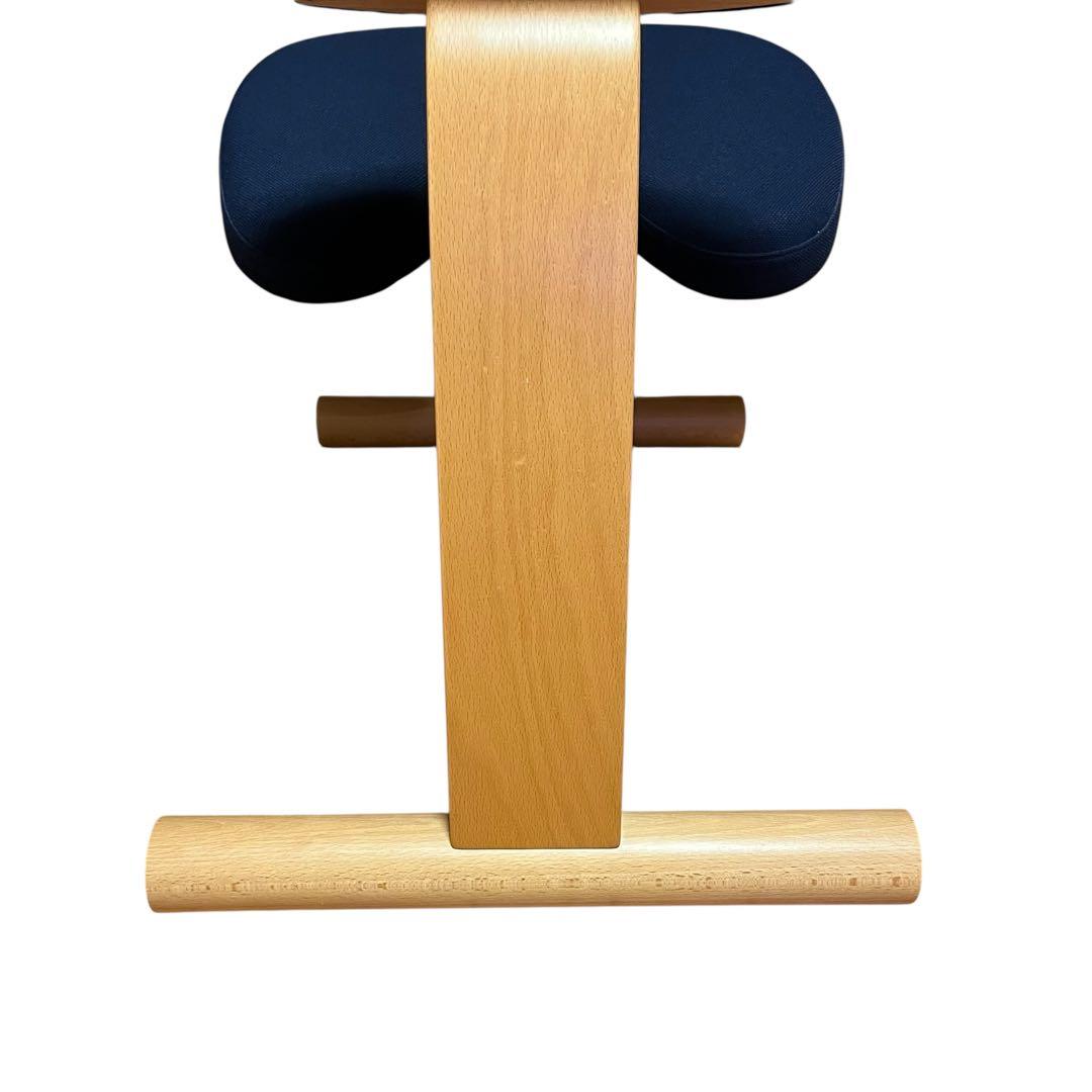 極美品 balans Easyバランスチェア イージー ネイビー カバー付き