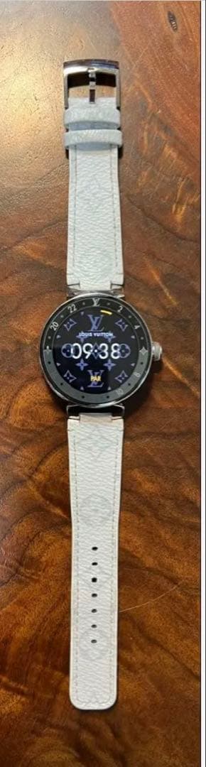 りん❗️新品電池交換磨仕上ルイヴィトンタンブールホライゾンV2 ベルト2点付