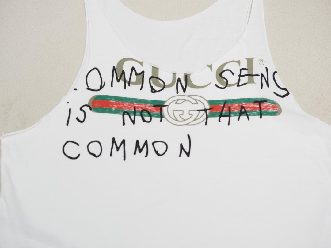 セール ＧＵＣＣＩ グッチ ココキャピタン オールドロゴ タンクトップ 白 Ｓ