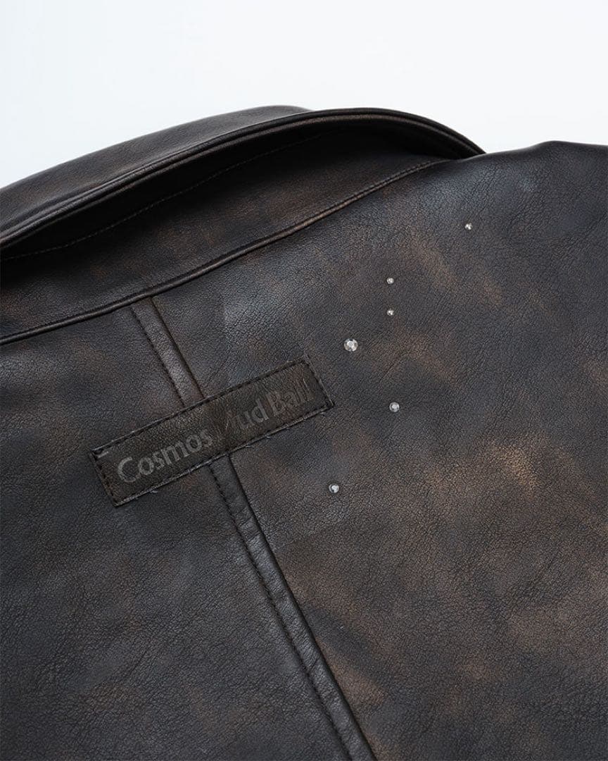 ずとまよ Zutomud Fake Leather Blouson L