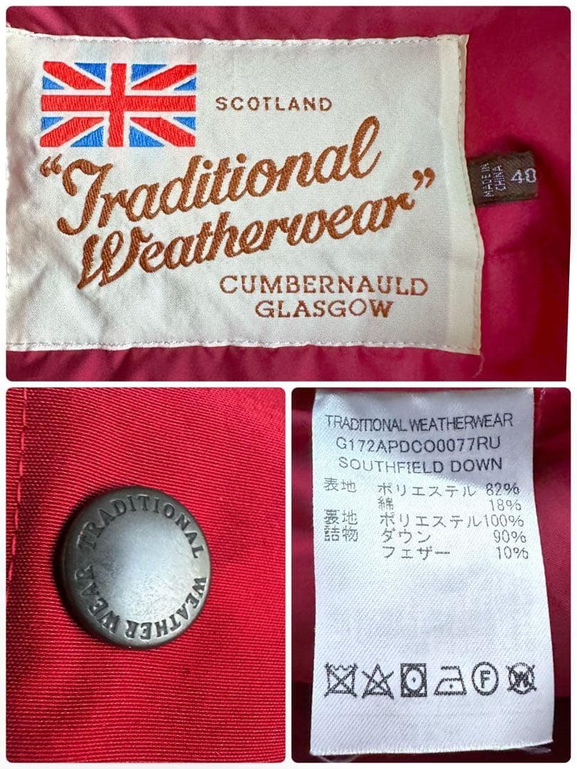 美品▲トラディショナルウェザーウェアSOUTHFIELDダウンコートサイズ40
