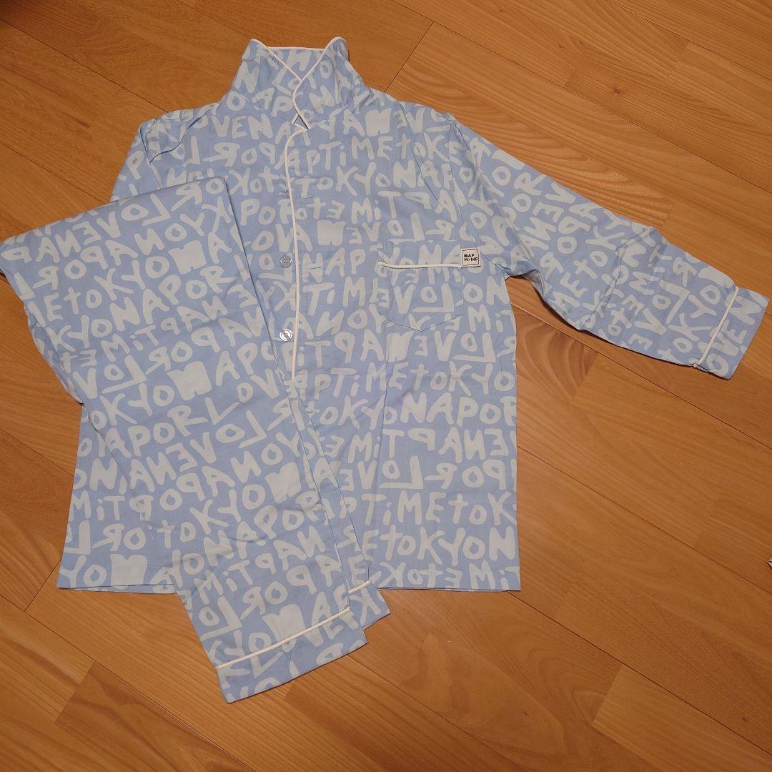 Naptime パジャマ　ブルーSセットアップ