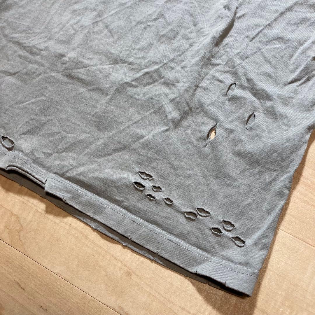 BALENCIAGA バレンシアガ デストロイ ダメージ加工 Tシャツ S