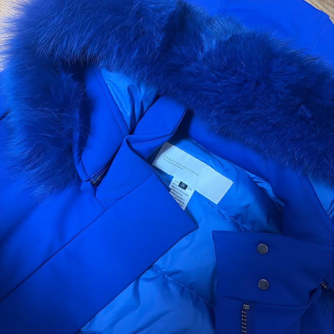 フォクスファー ブルー ダウンジャケット ダブルスタンダードクロージング