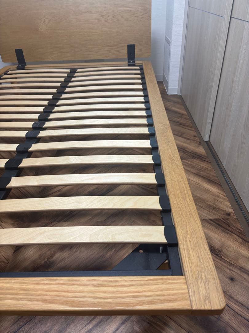 無印良品 セミダブル ベッドフレーム ヘッドボード付き