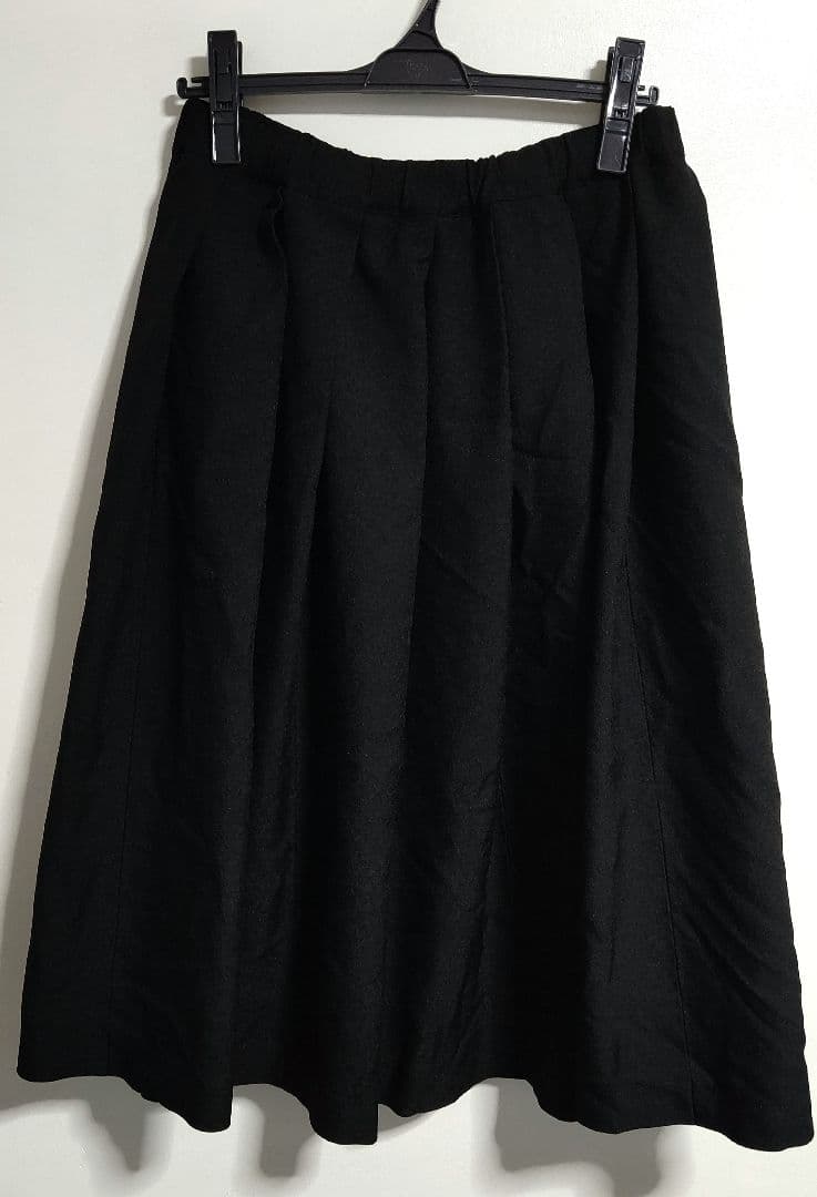 BLACK COMME des GARCONS ポリ縮絨スカート≪XS≫