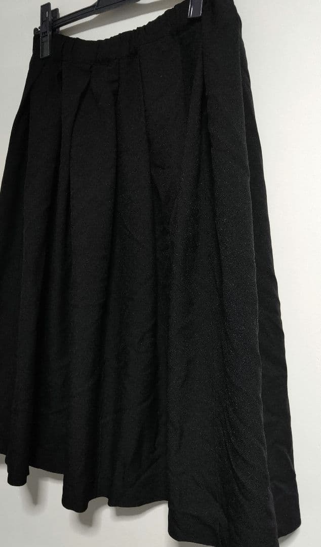 BLACK COMME des GARCONS ポリ縮絨スカート≪XS≫