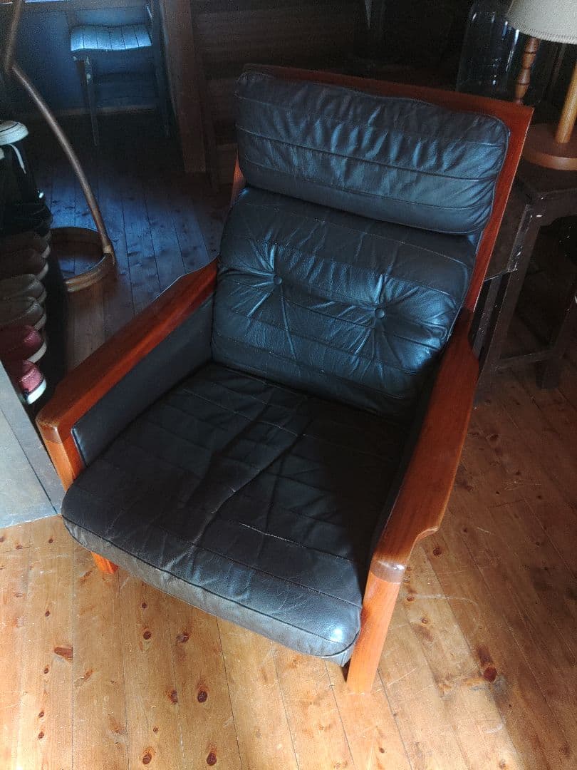 MARNI マルニ　オールドマルニ 1人掛けソファ 木製フレーム アンティーク