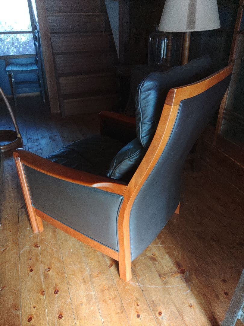 MARNI マルニ　オールドマルニ 1人掛けソファ 木製フレーム アンティーク