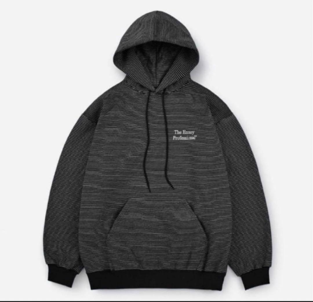 新品 ennoy BORDER CREW NECK SWEAT XL 黒