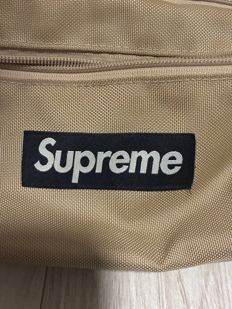 m*6様 18ss Supreme waist bag ウエストバッグ　ベージュ