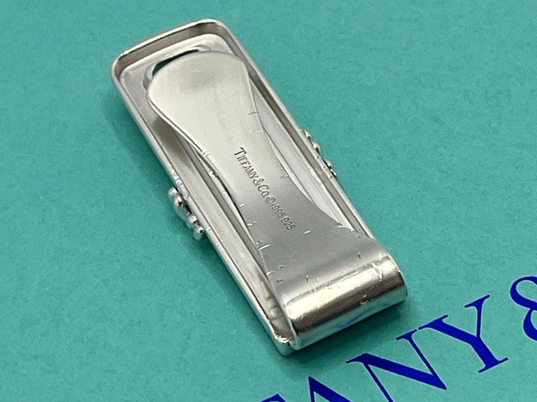 c529 希少　ティファニー　1995 シグネチャー　マネークリップ　925