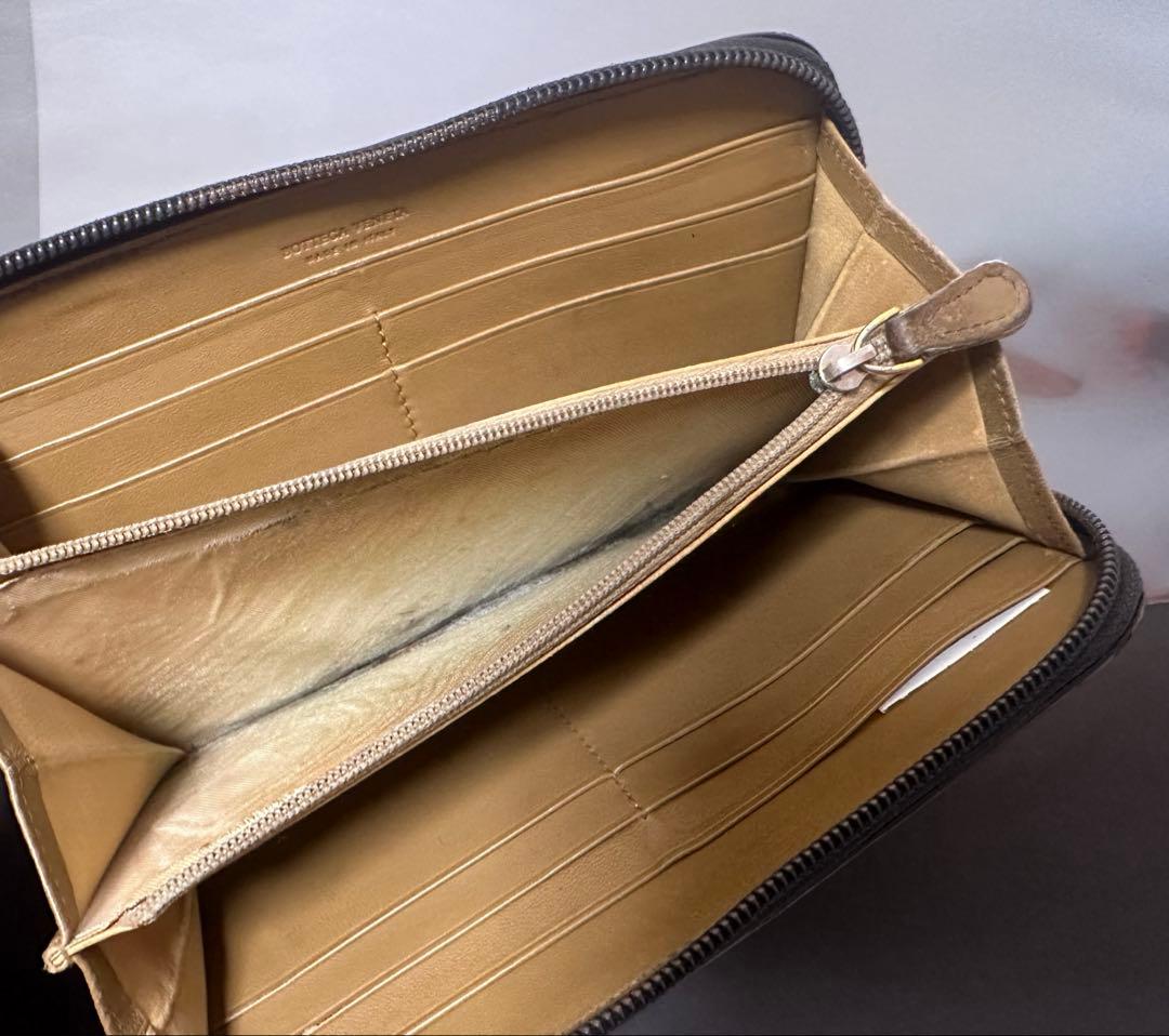 【付属品付】ボッテガヴェネタ ラウンドファスナー/ラム/黒/1️⃣✨✨✨